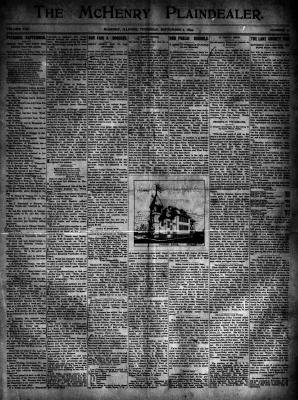 McHenry Plaindealer (McHenry, IL), 7 Sep 1899