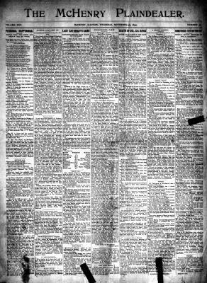 McHenry Plaindealer (McHenry, IL), 30 Nov 1899