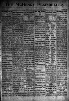 McHenry Plaindealer (McHenry, IL), 11 Jan 1900