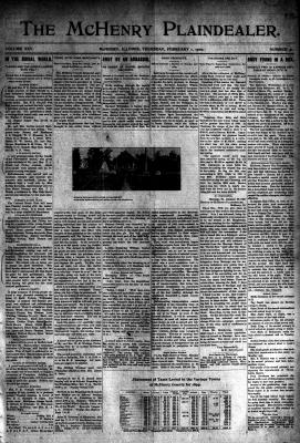 McHenry Plaindealer (McHenry, IL), 1 Feb 1900