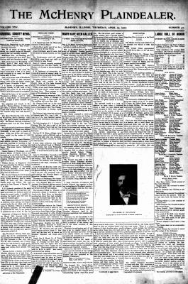 McHenry Plaindealer (McHenry, IL), 19 Apr 1900