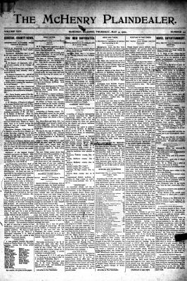 McHenry Plaindealer (McHenry, IL), 3 May 1900