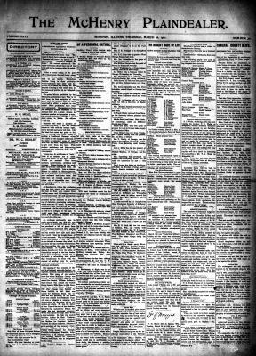 McHenry Plaindealer (McHenry, IL), 28 Mar 1901