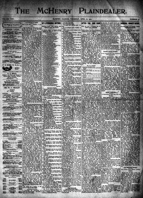 McHenry Plaindealer (McHenry, IL), 18 Apr 1901