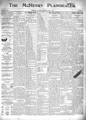 McHenry Plaindealer (McHenry, IL), 2 May 1901