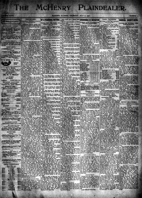 McHenry Plaindealer (McHenry, IL), 11 Jul 1901