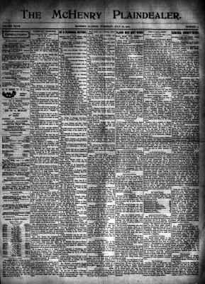 McHenry Plaindealer (McHenry, IL), 18 Jul 1901