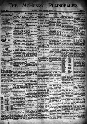 McHenry Plaindealer (McHenry, IL), 25 Jul 1901