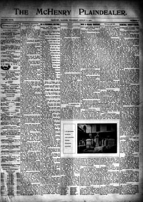 McHenry Plaindealer (McHenry, IL), 8 Aug 1901