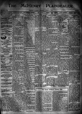 McHenry Plaindealer (McHenry, IL), 15 Aug 1901