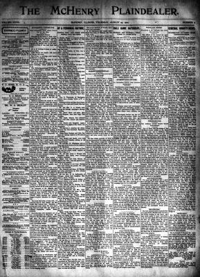 McHenry Plaindealer (McHenry, IL), 29 Aug 1901