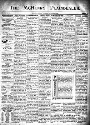 McHenry Plaindealer (McHenry, IL), 24 Oct 1901