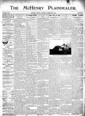 McHenry Plaindealer (McHenry, IL), 6 Feb 1902