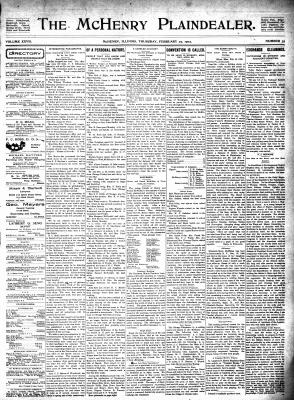 McHenry Plaindealer (McHenry, IL), 27 Feb 1902