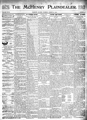 McHenry Plaindealer (McHenry, IL), 20 Mar 1902