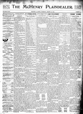 McHenry Plaindealer (McHenry, IL), 27 Mar 1902