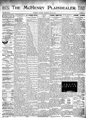 McHenry Plaindealer (McHenry, IL), 8 May 1902