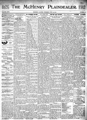 McHenry Plaindealer (McHenry, IL), 15 May 1902