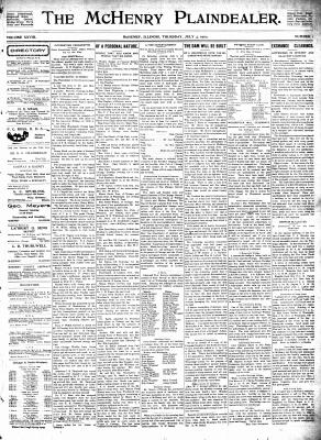 McHenry Plaindealer (McHenry, IL), 3 Jul 1902