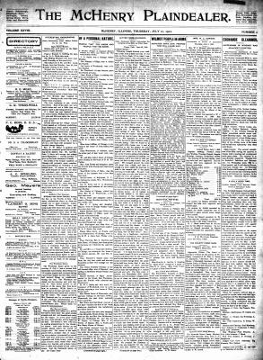 McHenry Plaindealer (McHenry, IL), 10 Jul 1902