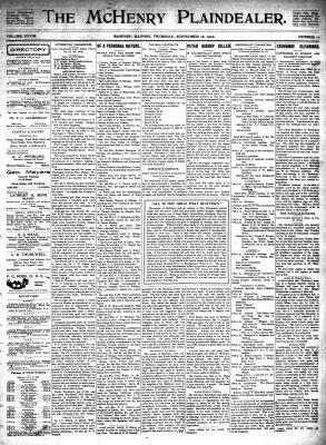 McHenry Plaindealer (McHenry, IL), 18 Sep 1902