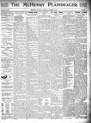 McHenry Plaindealer (McHenry, IL), 2 Oct 1902