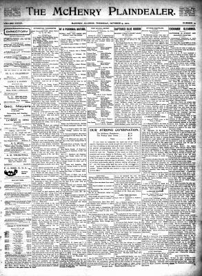 McHenry Plaindealer (McHenry, IL), 9 Oct 1902