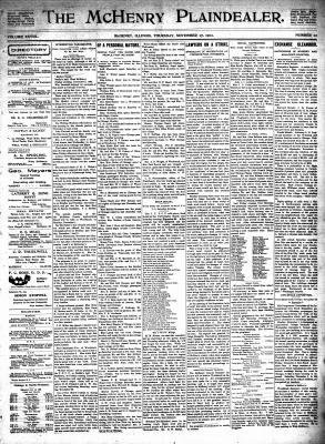 McHenry Plaindealer (McHenry, IL), 27 Nov 1902