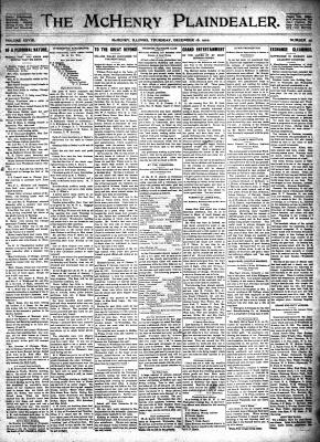 McHenry Plaindealer (McHenry, IL), 18 Dec 1902