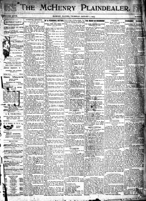 McHenry Plaindealer (McHenry, IL), 1 Jan 1903