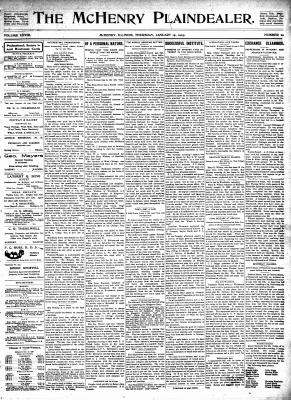 McHenry Plaindealer (McHenry, IL), 15 Jan 1903