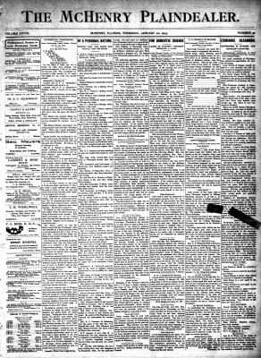 McHenry Plaindealer (McHenry, IL), 22 Jan 1903