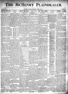 McHenry Plaindealer (McHenry, IL), 2 Apr 1903