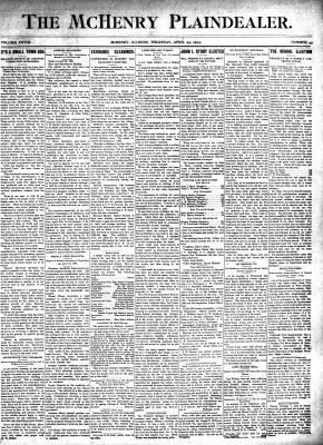 McHenry Plaindealer (McHenry, IL), 23 Apr 1903