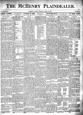 McHenry Plaindealer (McHenry, IL), 30 Apr 1903