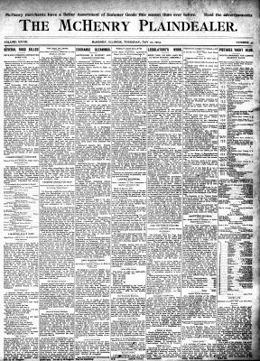 McHenry Plaindealer (McHenry, IL), 21 May 1903