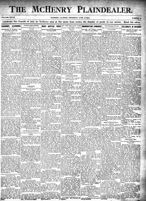 McHenry Plaindealer (McHenry, IL), 18 Jun 1903