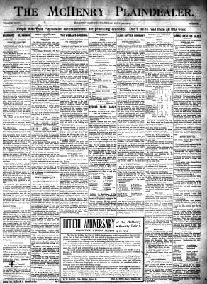 McHenry Plaindealer (McHenry, IL), 23 Jul 1903