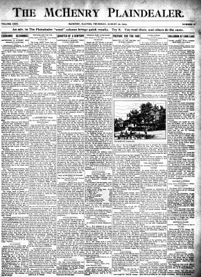 McHenry Plaindealer (McHenry, IL), 20 Aug 1903