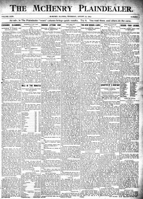 McHenry Plaindealer (McHenry, IL), 27 Aug 1903