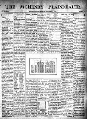 McHenry Plaindealer (McHenry, IL), 24 Sep 1903