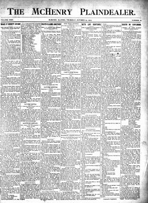 McHenry Plaindealer (McHenry, IL), 15 Oct 1903