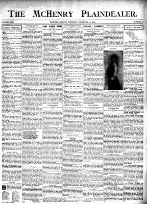 McHenry Plaindealer (McHenry, IL), 26 Nov 1903