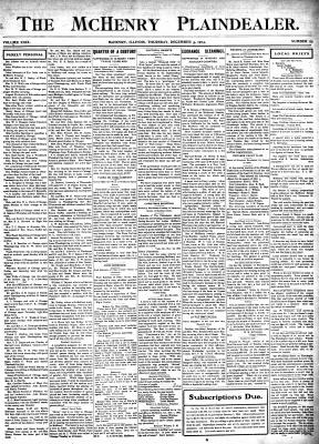 McHenry Plaindealer (McHenry, IL), 3 Dec 1903