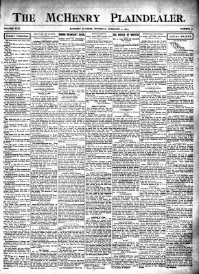 McHenry Plaindealer (McHenry, IL), 4 Feb 1904