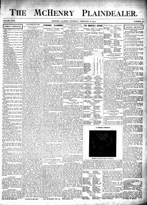 McHenry Plaindealer (McHenry, IL), 18 Feb 1904