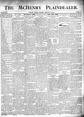 McHenry Plaindealer (McHenry, IL), 25 Feb 1904