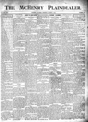 McHenry Plaindealer (McHenry, IL), 3 Mar 1904