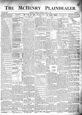 McHenry Plaindealer (McHenry, IL), 7 Apr 1904