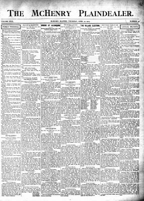 McHenry Plaindealer (McHenry, IL), 21 Apr 1904